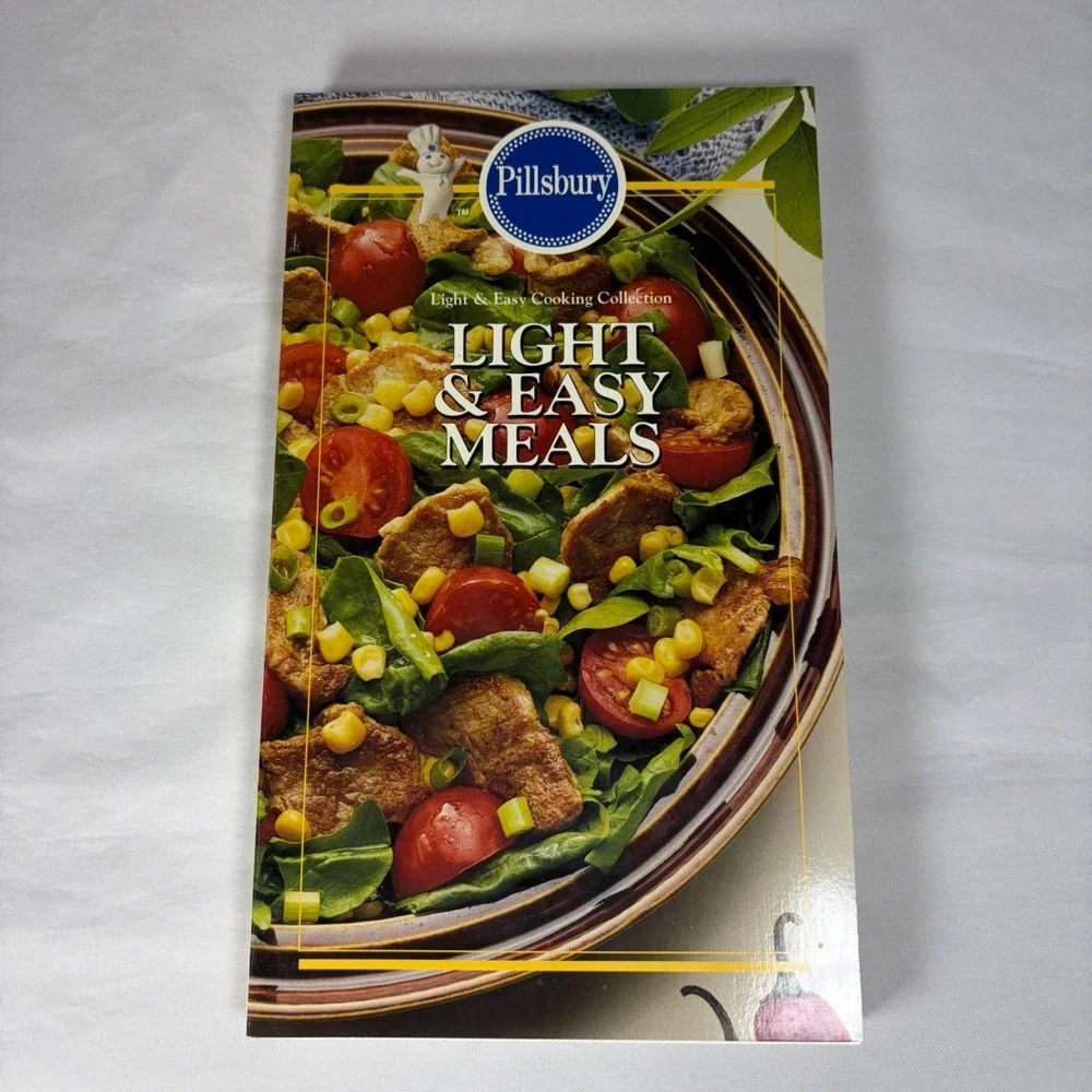 Pillsbury Light & Easy Cooking Collection 5 Book Box Set Vintage 1995 Cookbooks